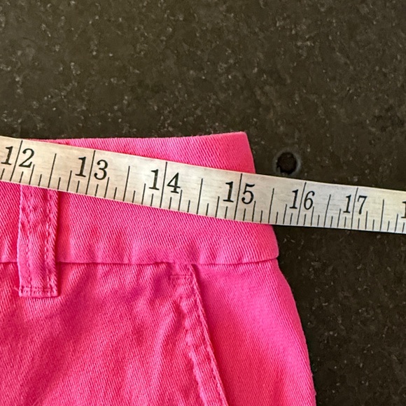 J. Crew Factory Hot Pink 100% Cotton Chino Shorts Size 4 - Picture 7 of 14